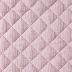 Quilted Double Gauze Blush